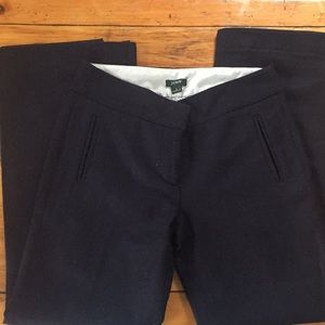 J.Crew winter dress pants. Navy Blue. Size 4